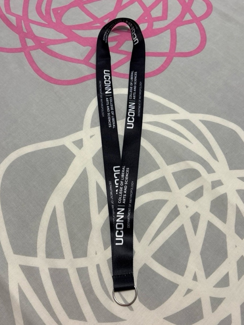 UConn College of Liberal Arts and Sciences Department of Anthropology Lanyard